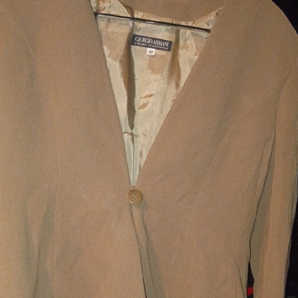Giorgio Armani Women's Tan Blazer